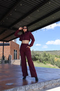 Set burgundy