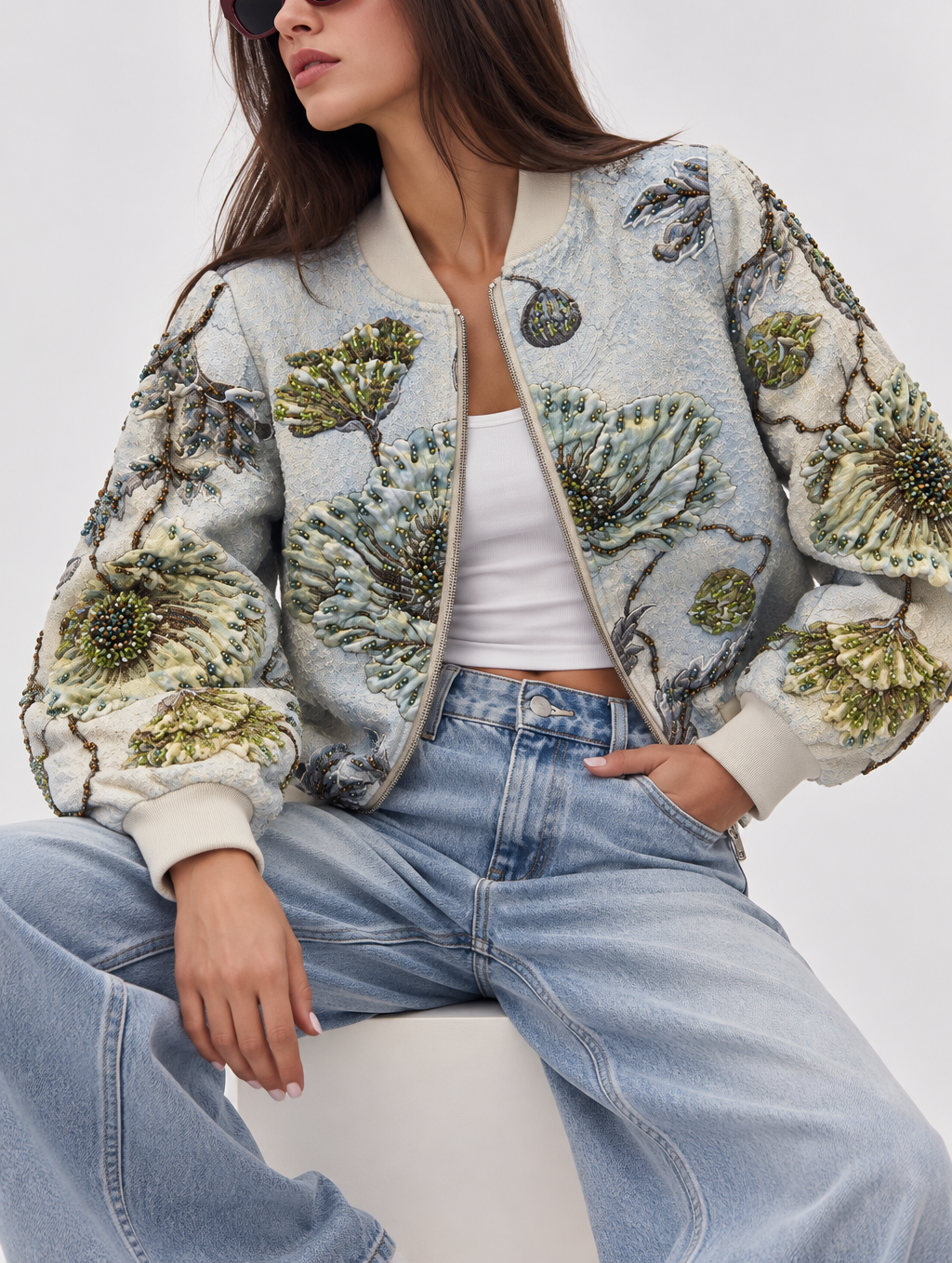 Bomber floral